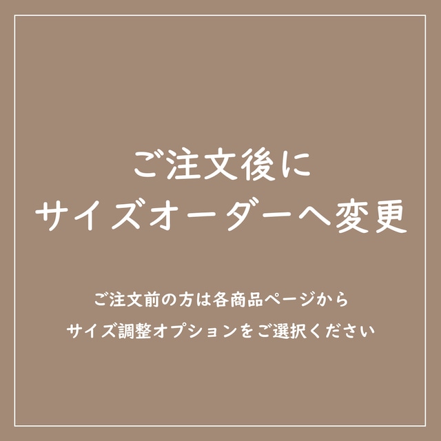 ご注文後のオプション追加用