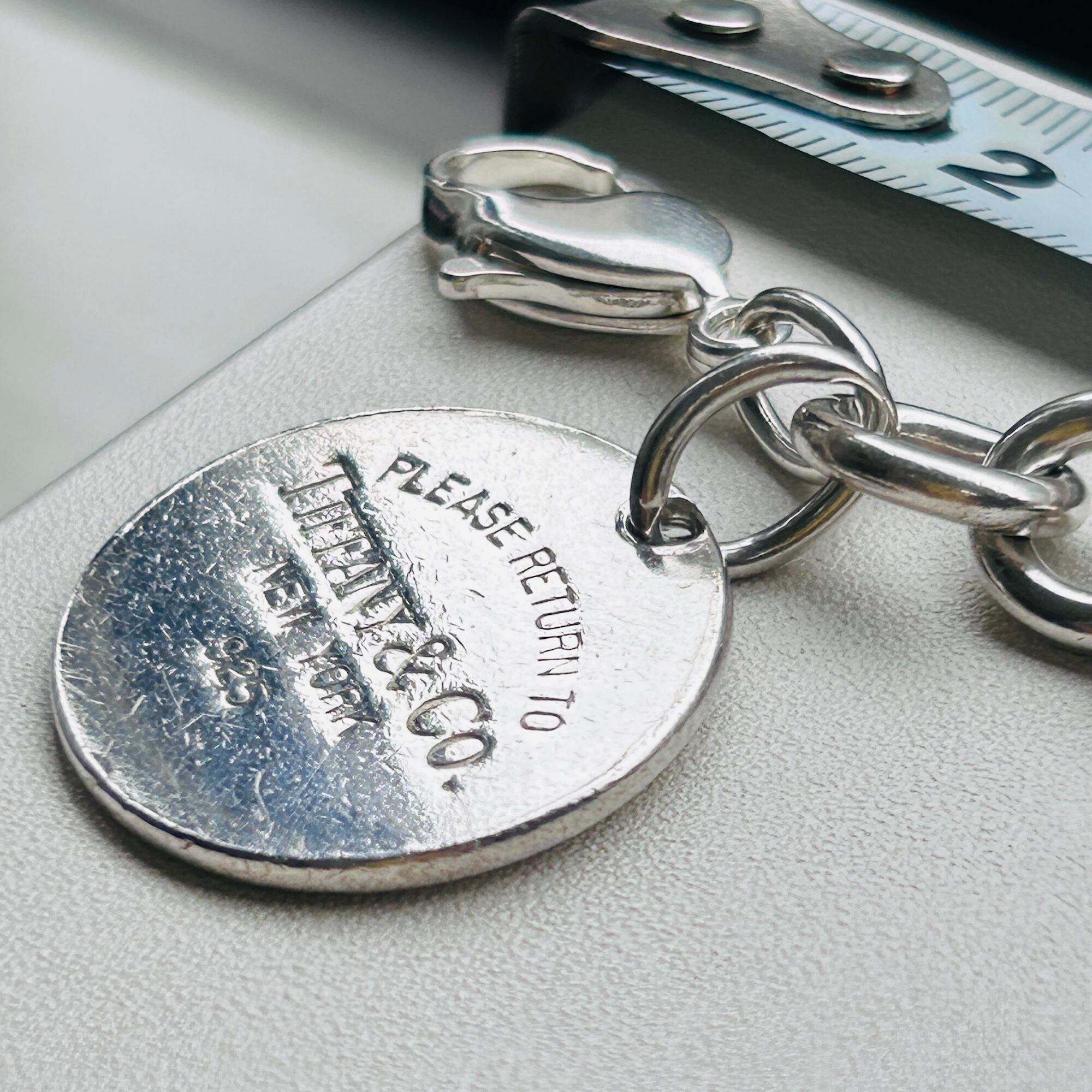 Return to Tiffany ラウンドタグチェーンブレスレット(20cm Return to Tiffany ラウンドタグチェーンブレスレット(20cm