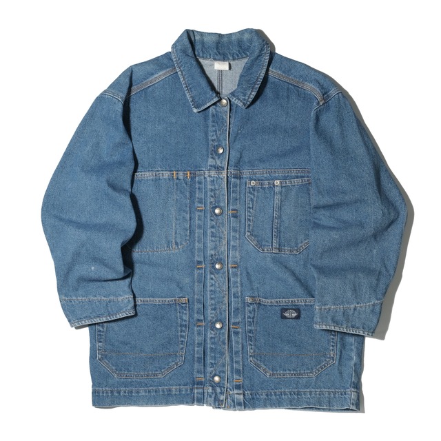 90's DOCKERS denim chore coat made in USA[M]