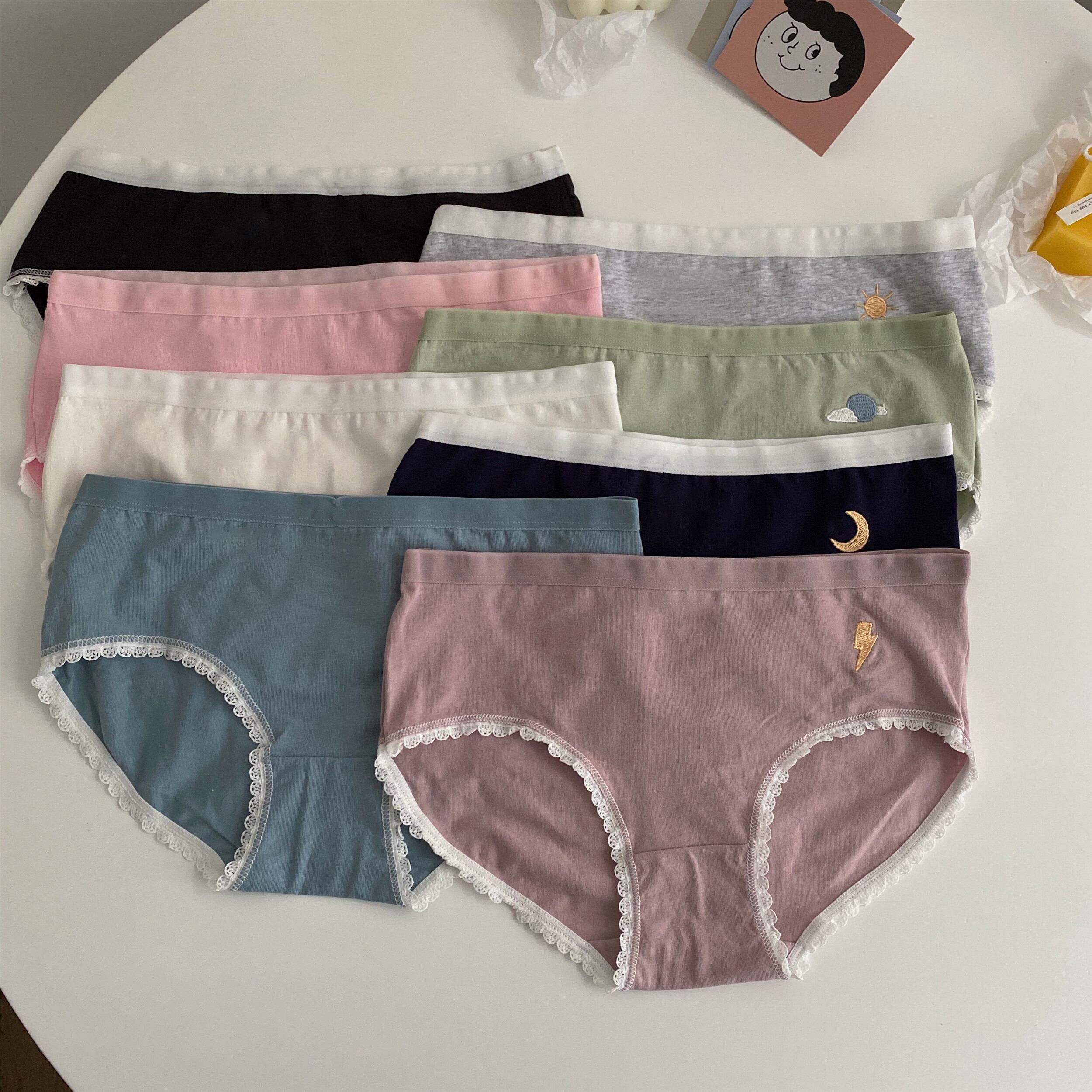 トライアングルショーツ サマー薄手 コットン 大人ガーリー スウィート キュート カジュアル 夏物 ブルマー シルク ピュア 1号婦人72736392928