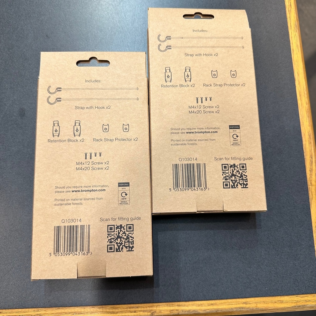 Brompton Roller Rack Straps 【Pline】