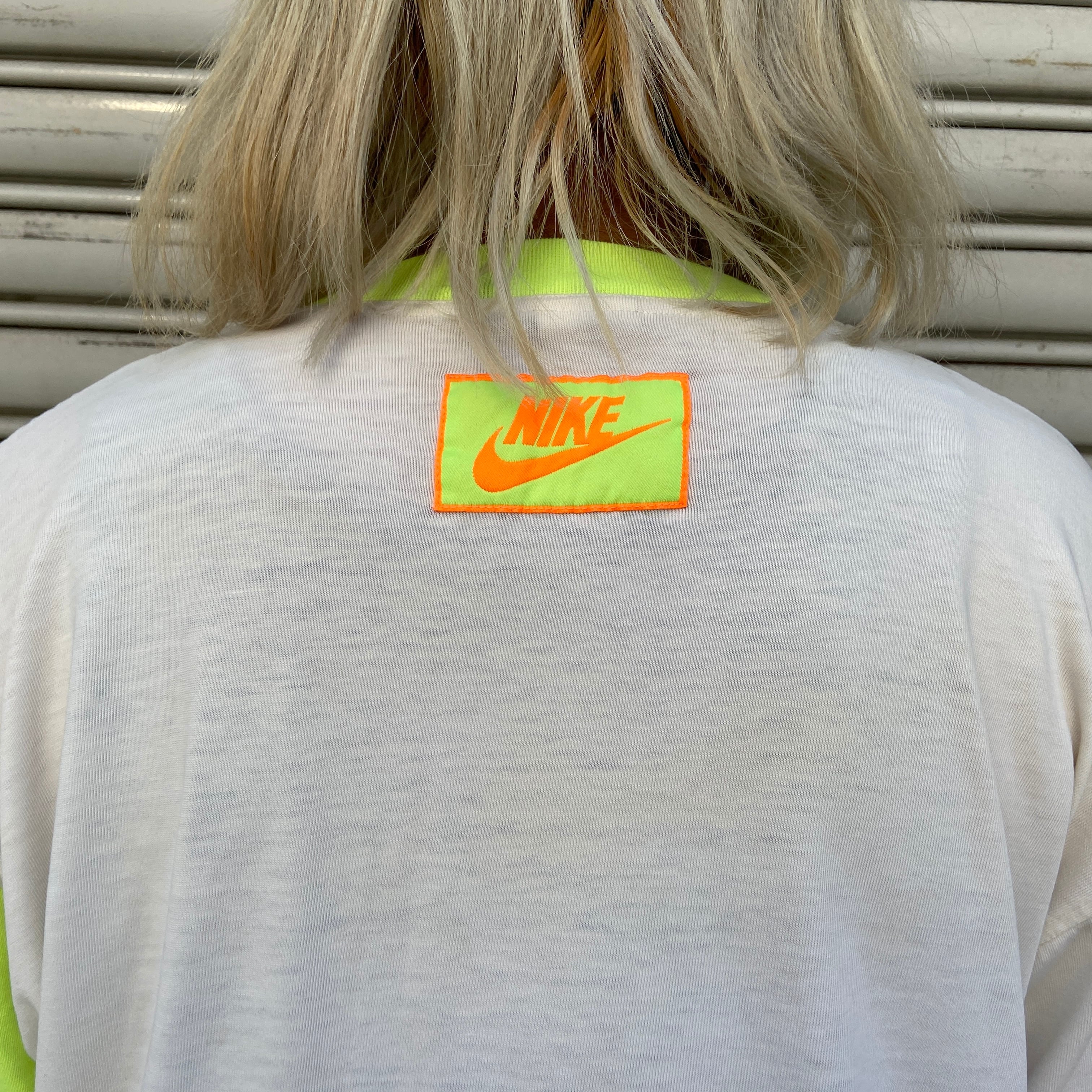 NIKE 銀タグ　フットボールシャツ ナイキ オールドNIKE 銀タグ 90s 00s 霜降りグレー Tシャツ L - メルカリ