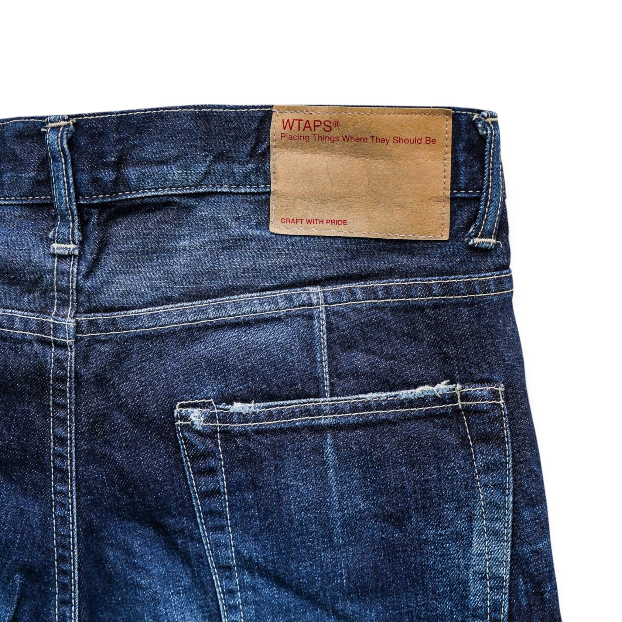 Wtaps ダブルタップス デニム インディゴ スキニー テーパード サイズ