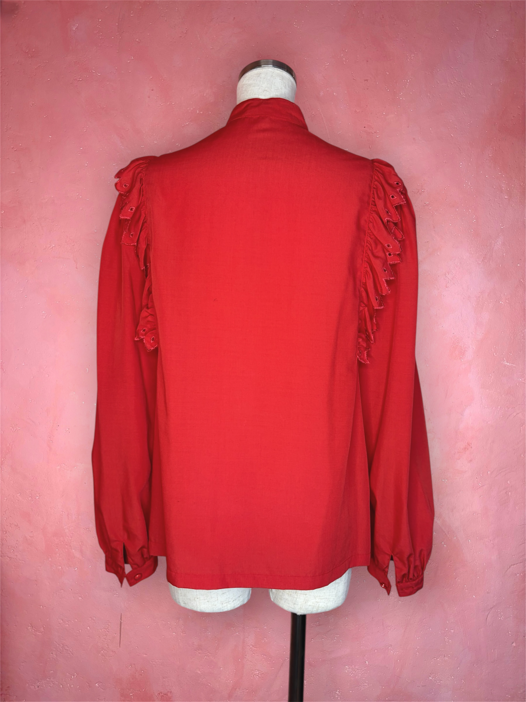 used frill blouse