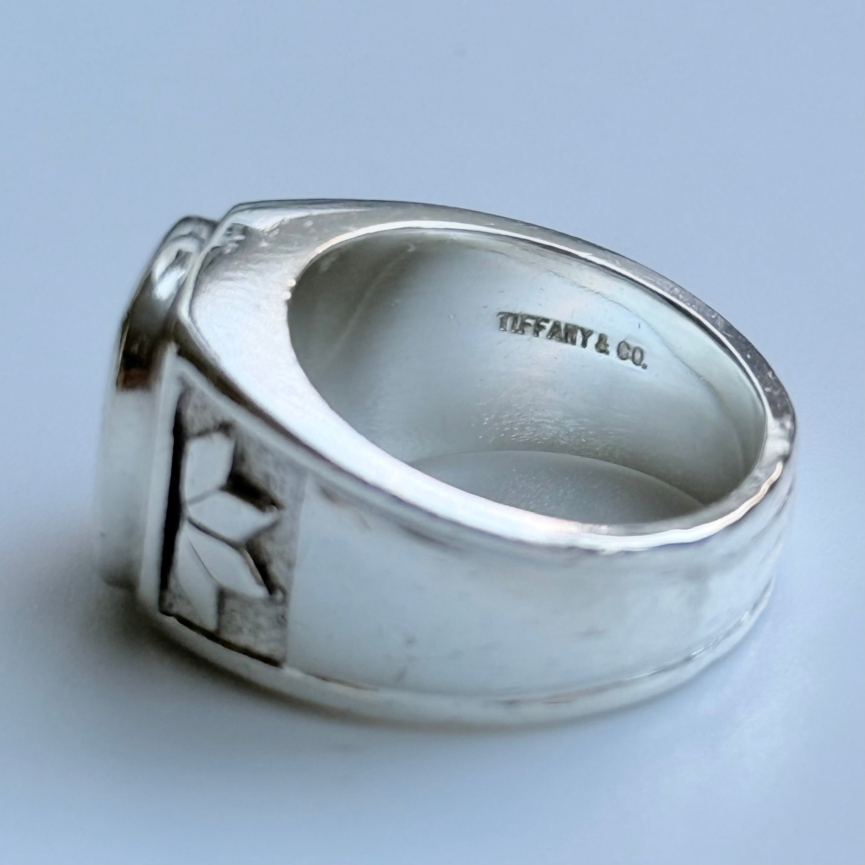 vintage tiffany ヴィンテージティファニー signet ring lapis lazuli