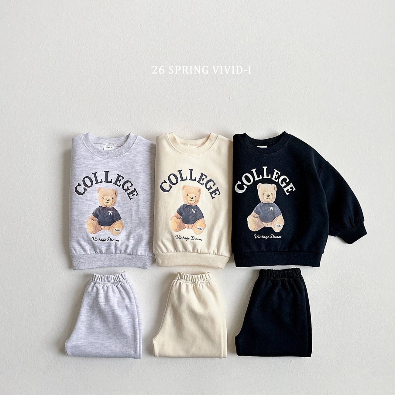 college bear set【VIVID】※3月下旬〜4月上旬発送予定