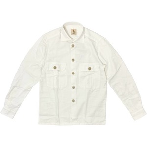 GUYROVER(ギローバー)  Cotton Shirt Jacket(3650GR132L/541601/01)/WHITE