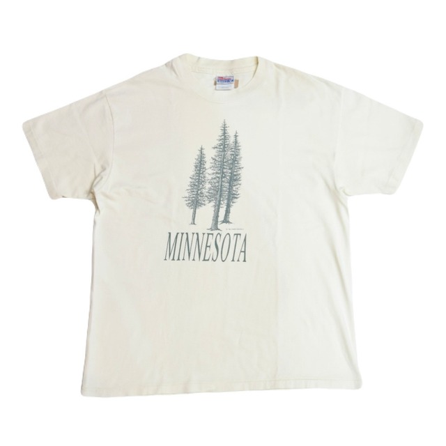 USED 90s "MINNESOTA" T-shirt -Large 02531