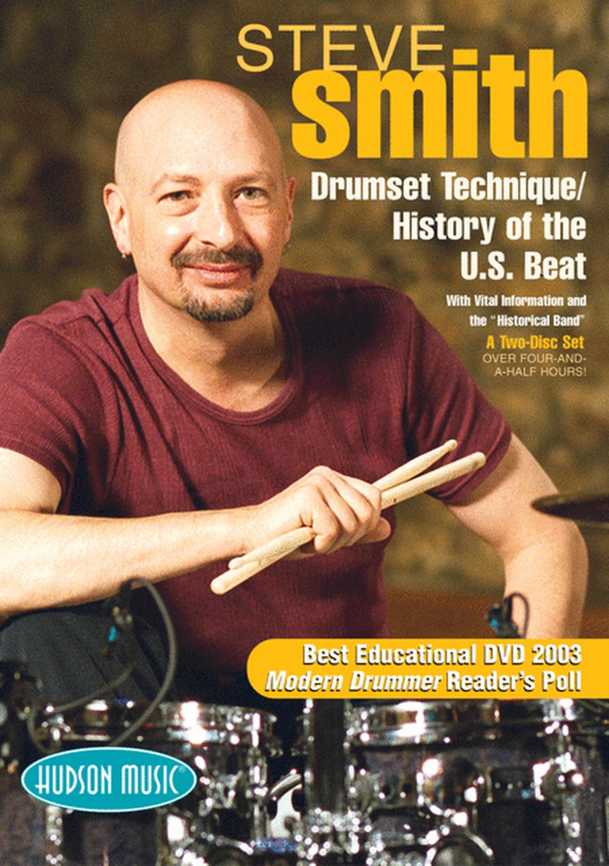 DVD] Drum Set Technique - History of the U.S. Beat / Steve Smith