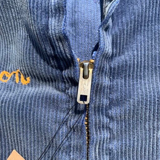 70s FFA JACKET コーデュロイ 希少 オレンジ 刺繍 38 ブルー