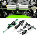 ステアリングダンパーキット カワサキ Ninja ZX-6R ブラケットセット ニンジャ バイク カスタム