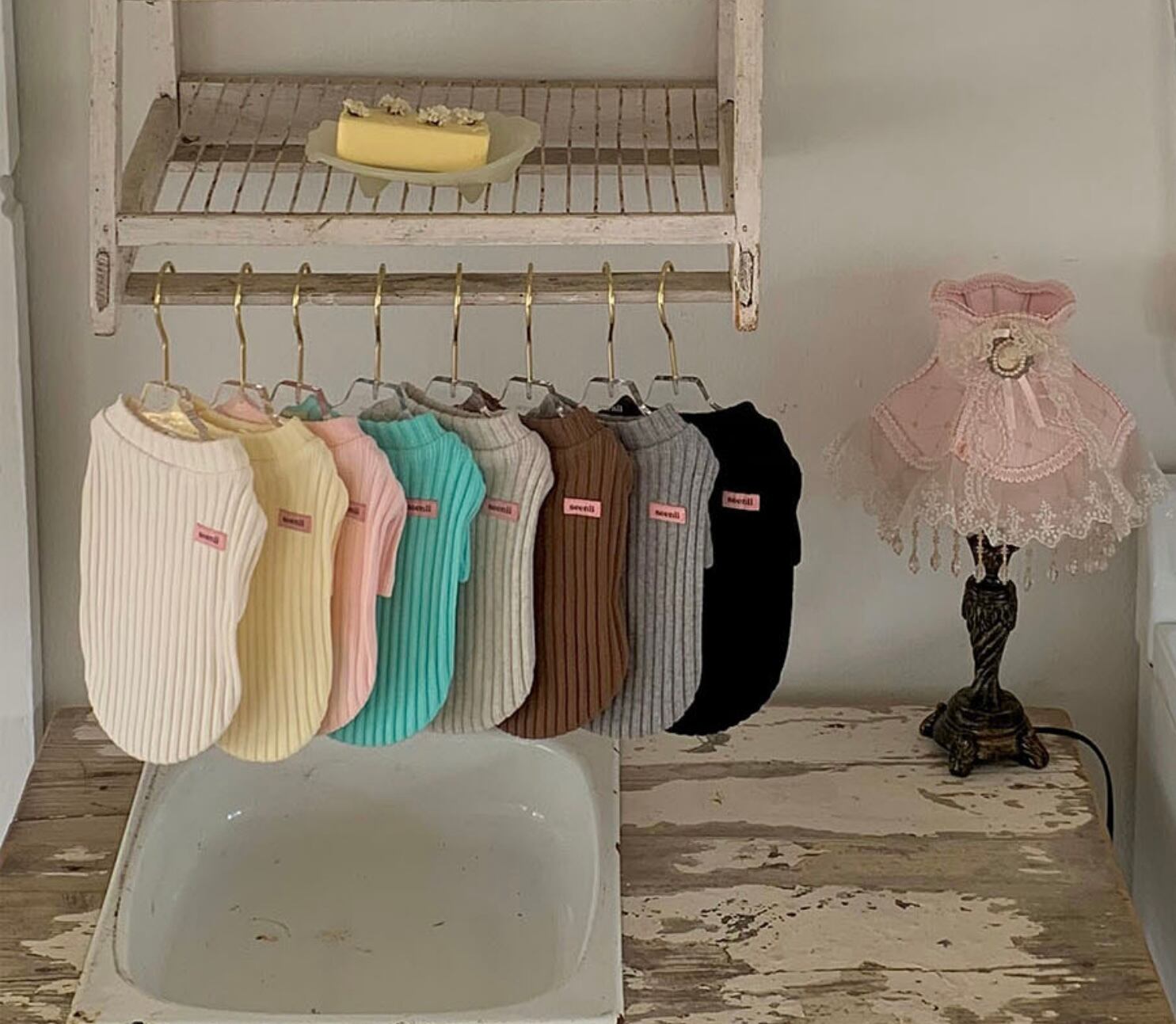 《予約》№SE0002 slow knit top