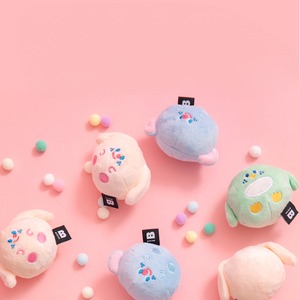【BITE ME】 フロッピーフレンズ マルチパック ボールおもちゃ 3個セット 犬 おもちゃ 音が鳴る ピーピー音 カシャカシャ ノーズワーク おやつ隠し ぬいぐるみ ボール 噛む かわいい おしゃれ ペット トイ