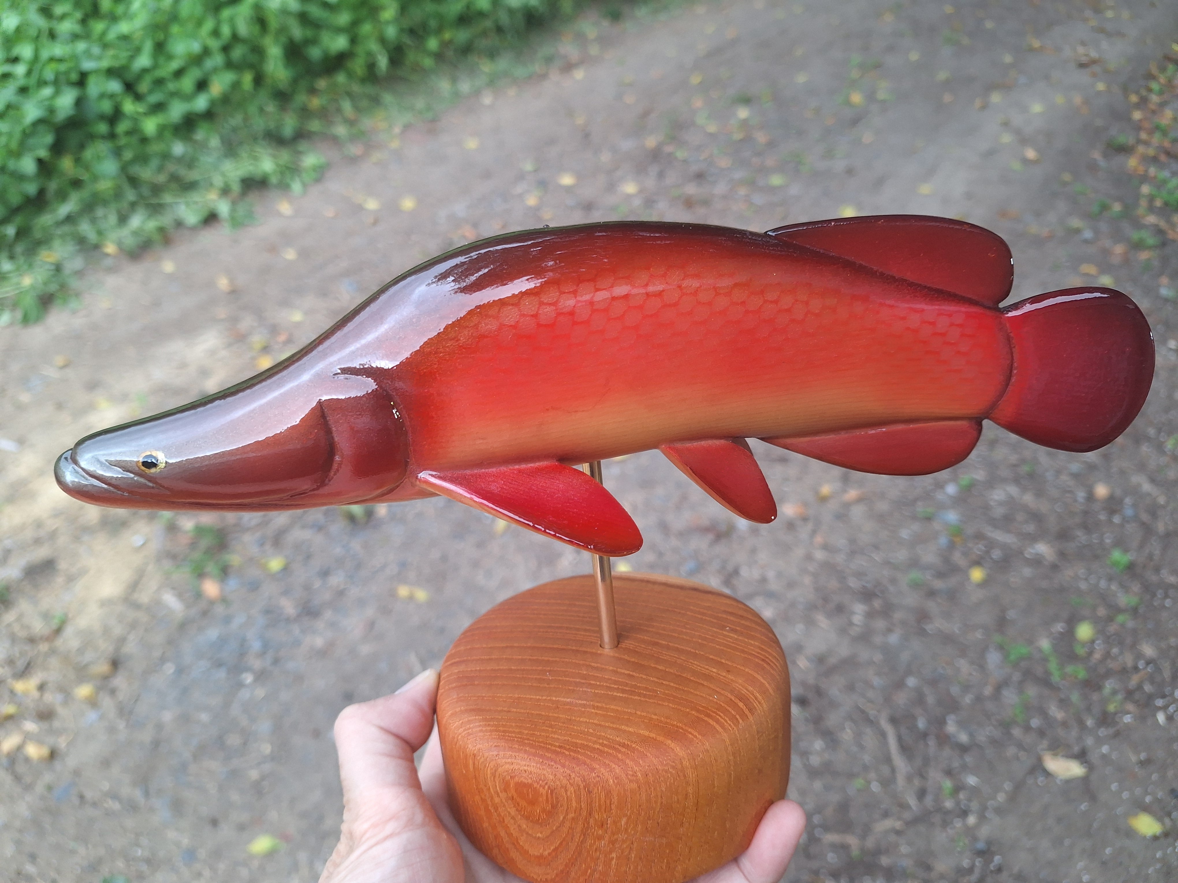 ピラルク－ Pirarucu 在庫限り | 工房西岡 woodcraft animals