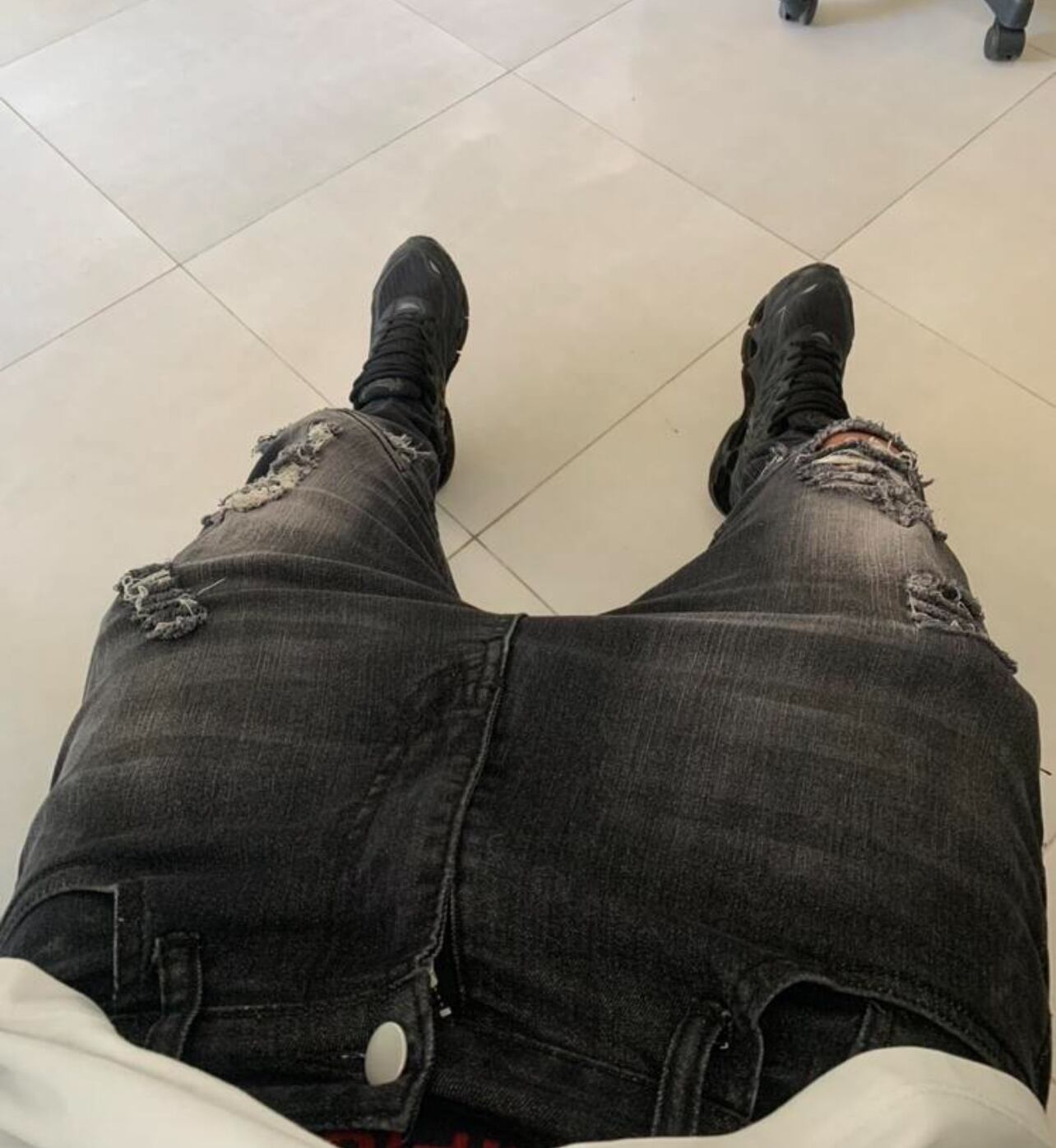 ダメージスキニー クラッシュ バイカーデニム 海外 ラッパー UK drip