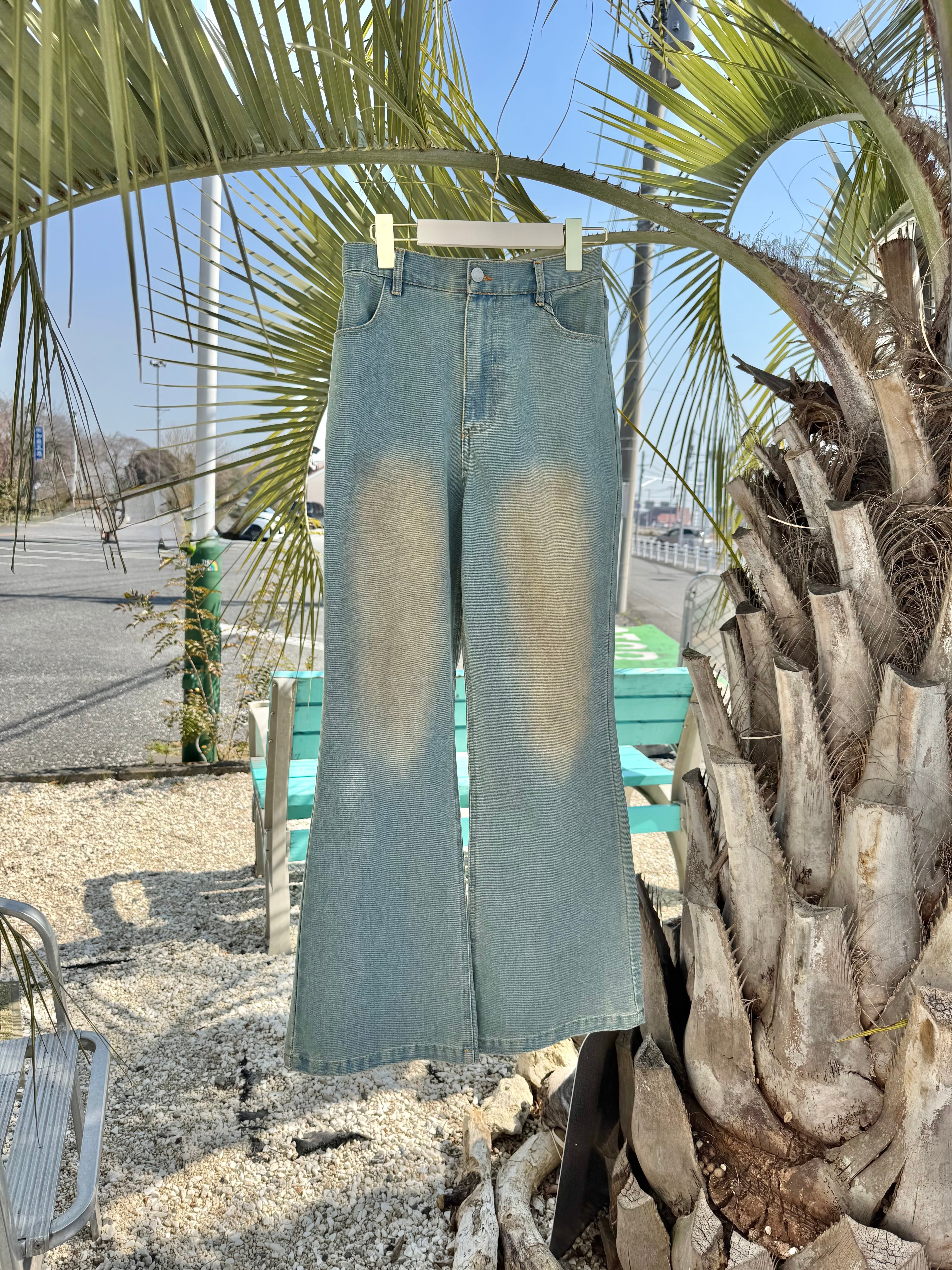 【mapuaコラボパッチ】フレアデニム¥7,750(8,525)