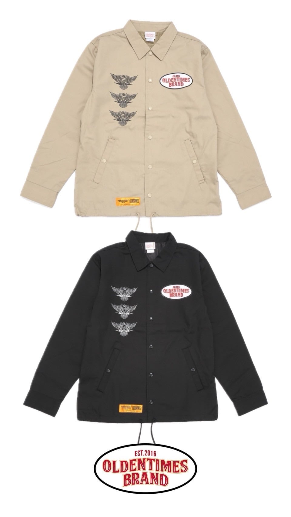 【11月1日(土曜)午前10時より販売開始】EMBLEM EAGLE T/C COACH JACKET