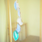 Waterlily 02 - アゲートヒーリングチャイム / Agate Sun Catcher Wind Chime 955