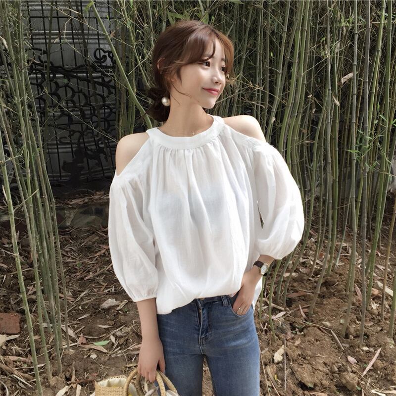 ss ランタンスリーブのオフショルダー 韓国レディースファッション通販 Krex ケーレックス ss ランタンスリーブのオフショルダー 韓国レディースファッション通販 Krex ケーレックス