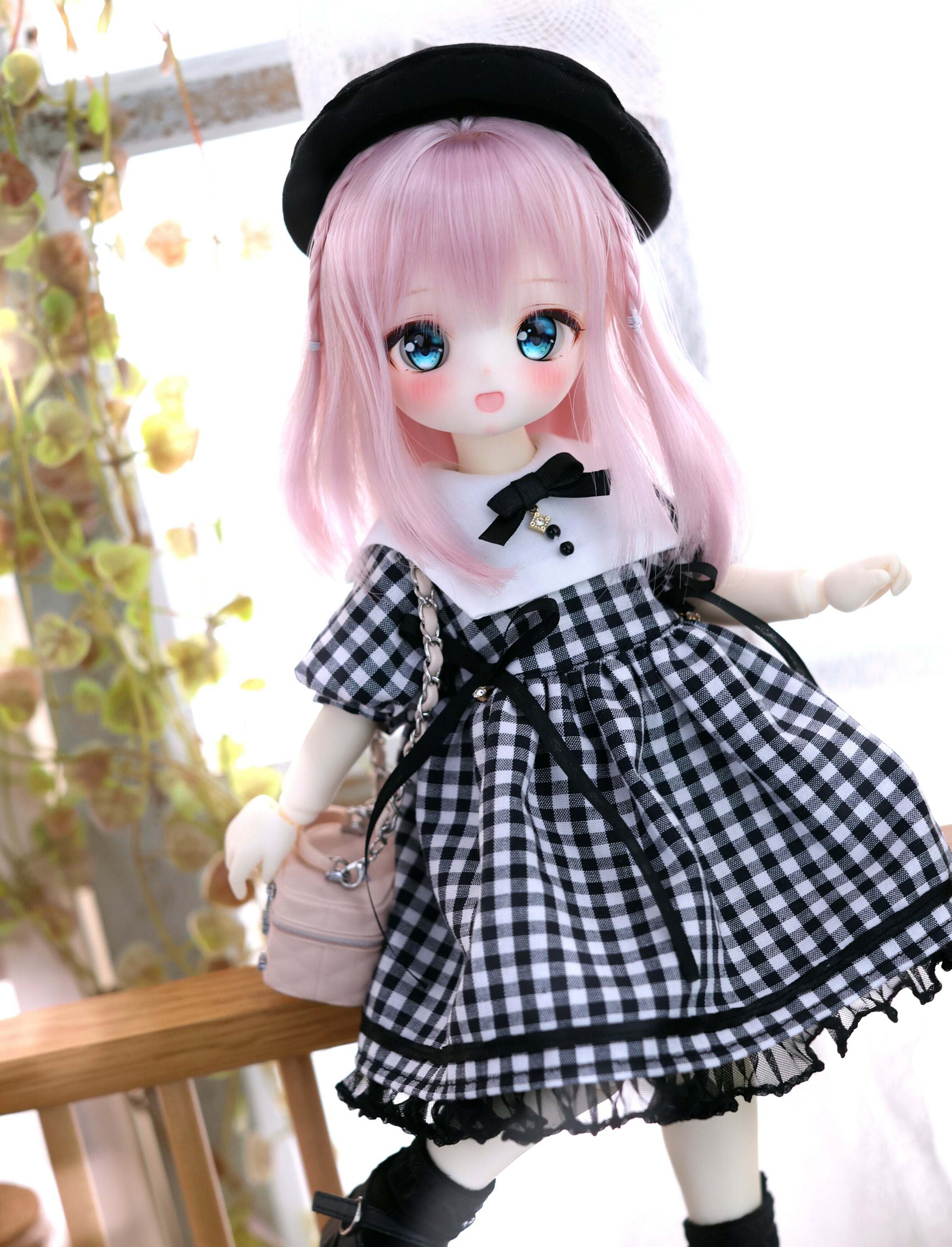 1/6 TinyFox / BabyKUMAKO【ギンガムチェックワンピセット】【Gingham