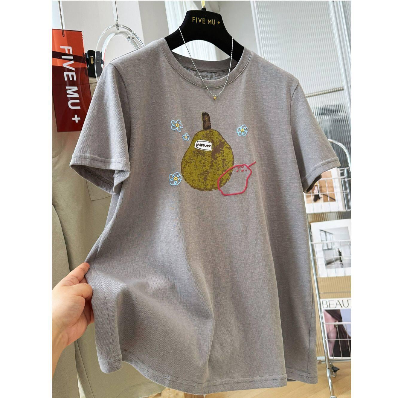 00s Old Stussy ステューシー／紺タグ・毛沢東・カモ柄／グレー／T