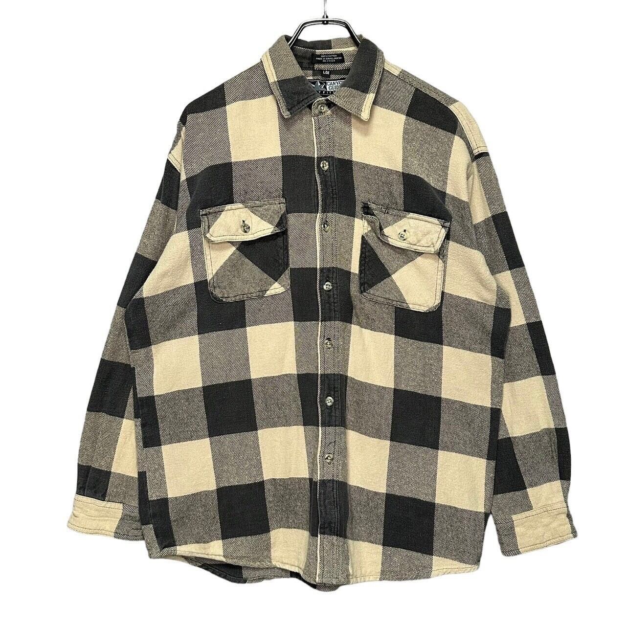 ヘビーネルシャツ　オンブレ　好配色Canyon Guide Outfitters CANYON GUIDE ヘビーネルシャツ L コットン100% チェック柄 | 古着屋