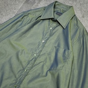 khaki iridescence dress shirt