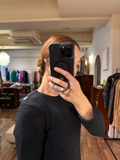 CLAUDIE PIERLOT Black Cotton Knit Sweater