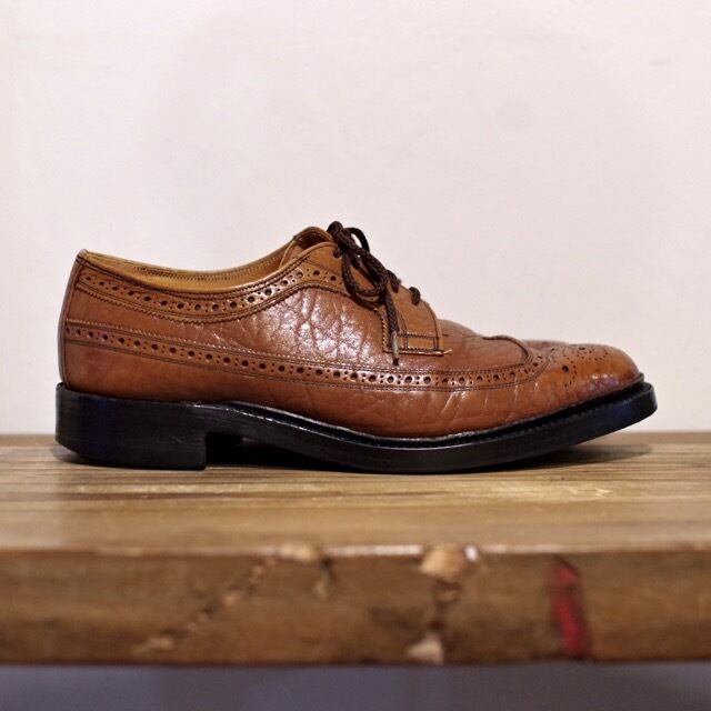 MADE IN ENGLAND Long Wing Tip Dress Shoes 8 1/2 / チーニー