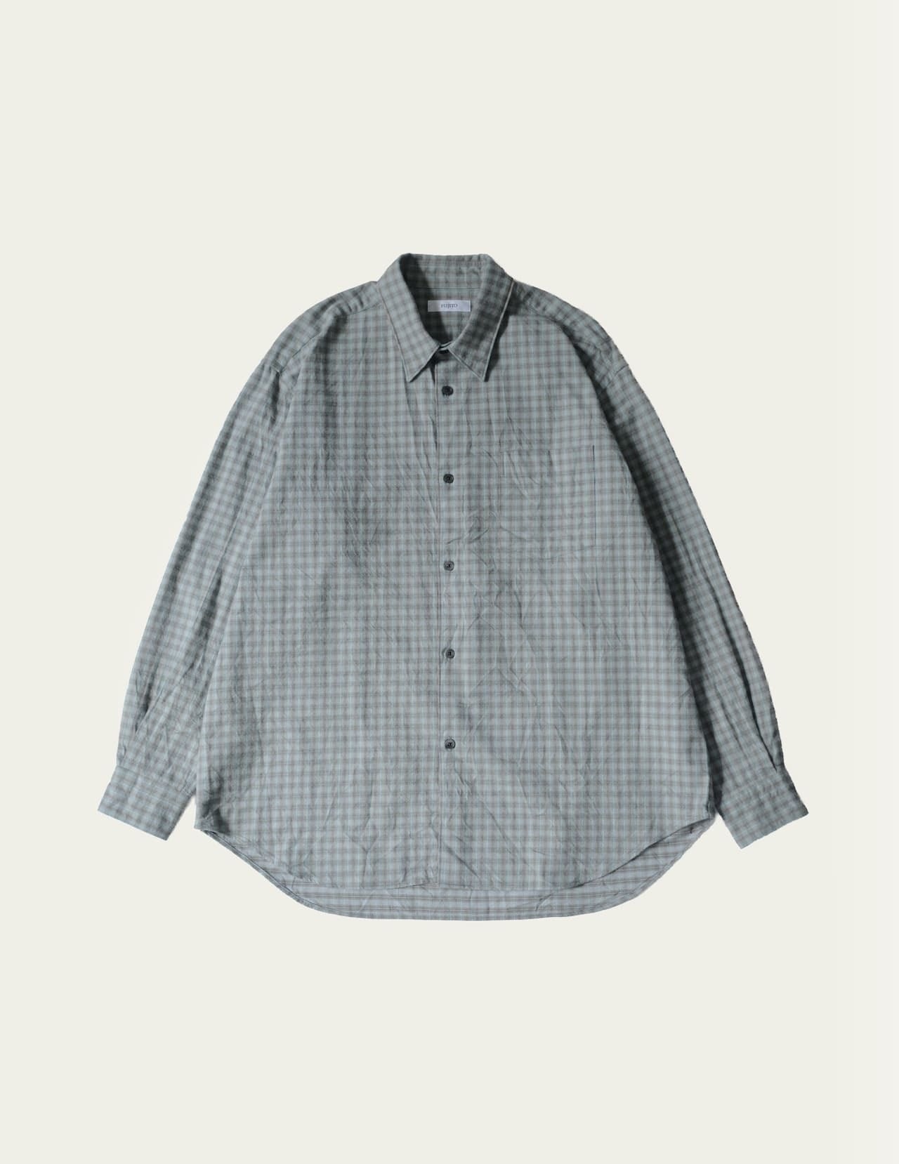 FUJITO BS Shirt Green Check