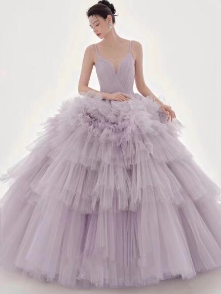 【新品未使用】ジャカードロングドレス ステージドレス パープル 新品未使用】ジャカードロングドレス ステージドレス パープル