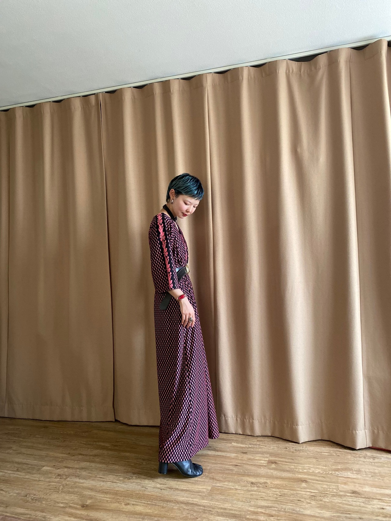 Made in Western Germany exotic maxi dress-4322-9