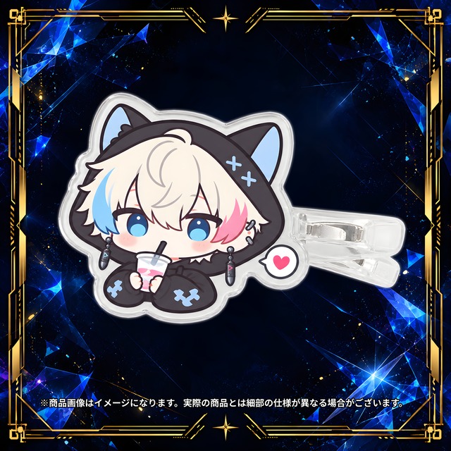 【Aim Fan meeting】アクリルヘアクリップ
