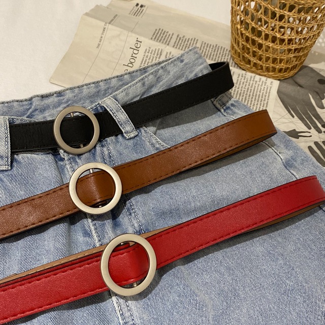 ベルト リング バックルレザーレッドジーンズ ハーネス 指輪 クレセントシティ76300041457