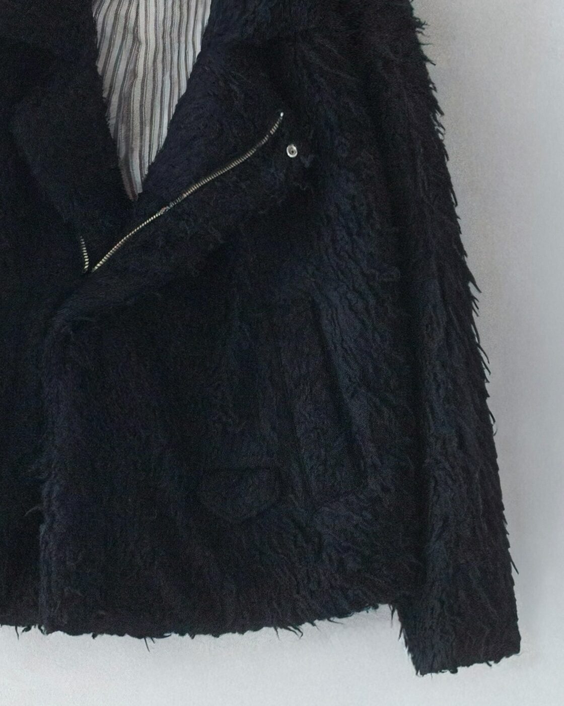 my beautiful landlet SHAGGY RIDERS JACKET BLACK | Pay ID