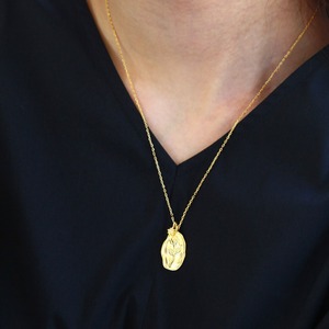 【ネコポス便】SILVER925  ローズネックレス 地銀 　1708