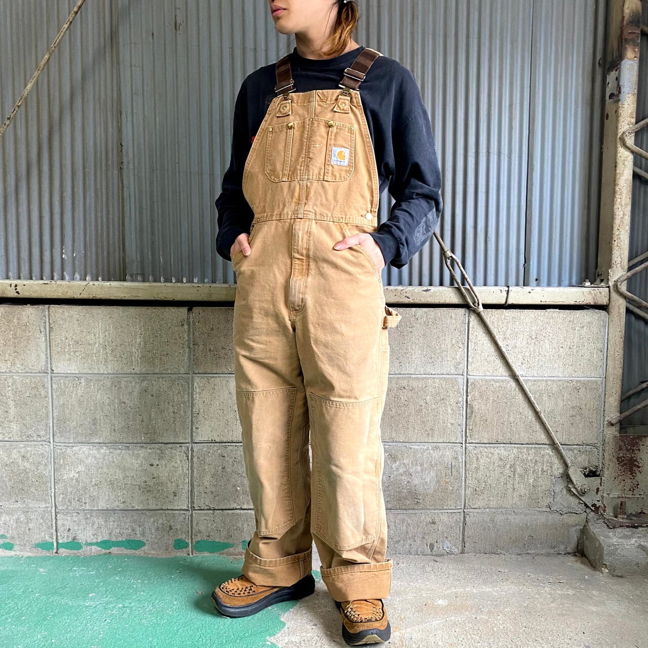 90年代 USA製 Carhartt カーハート ダック地 ダブルニー