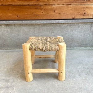 Moroccan wooden mini chair モロッコ ドームミニ木椅子 w24×23cm×h21.5cm  ③