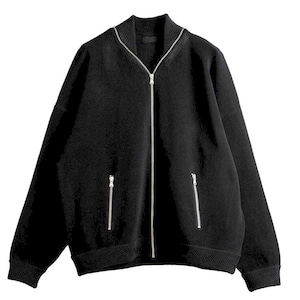 Zip Knit MA-1 Blouson　Black