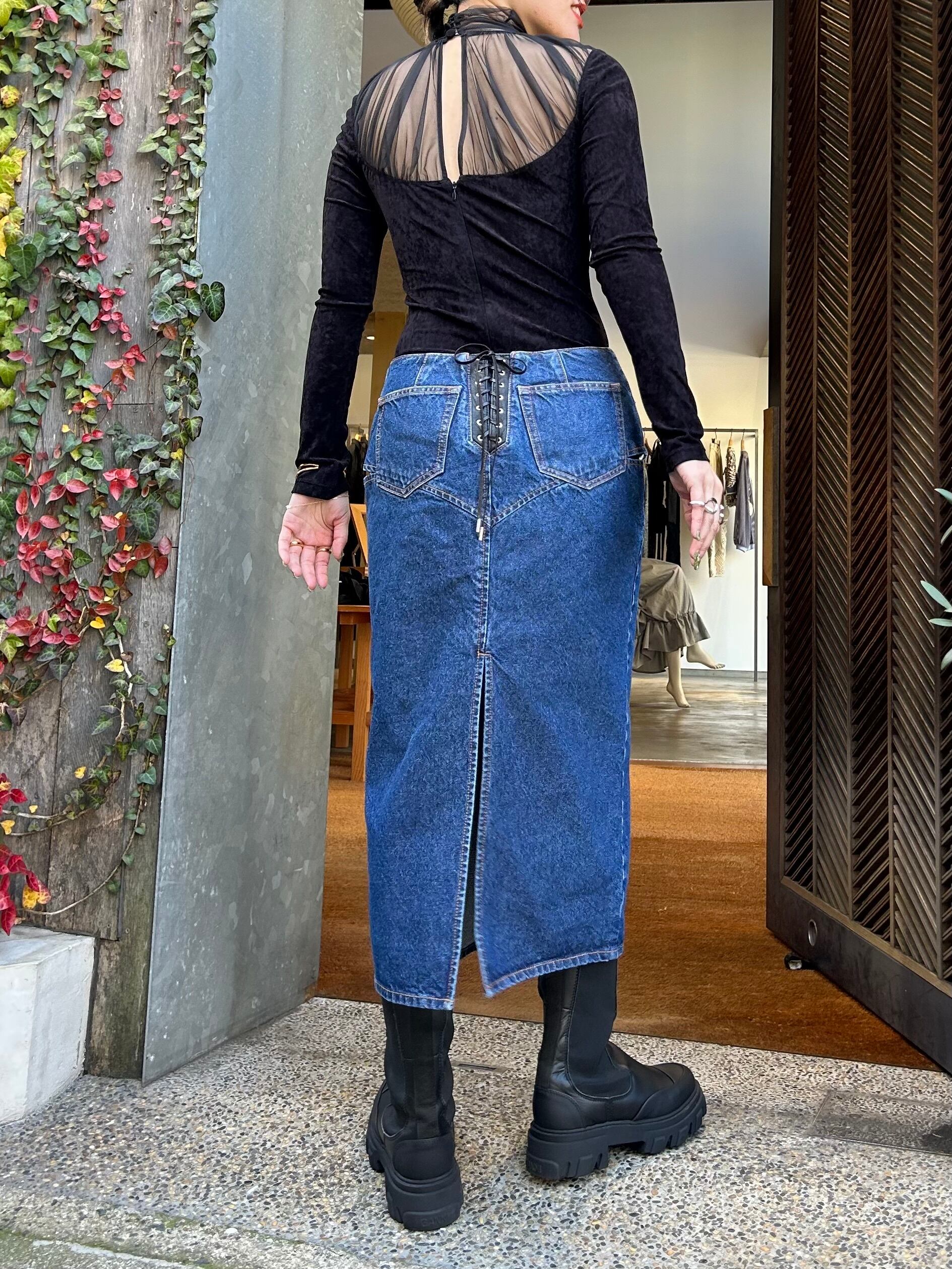 fetico 24ss デニムスカート 楽しく