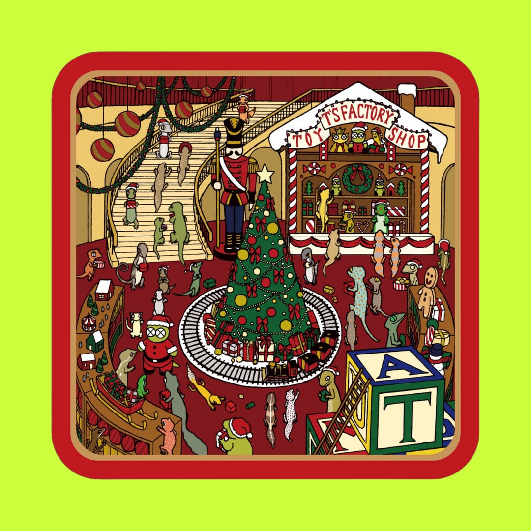 クリスマスクッキー缶【T'S FACTORY TOY SHOP】