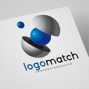 パワフルな分子のロゴ