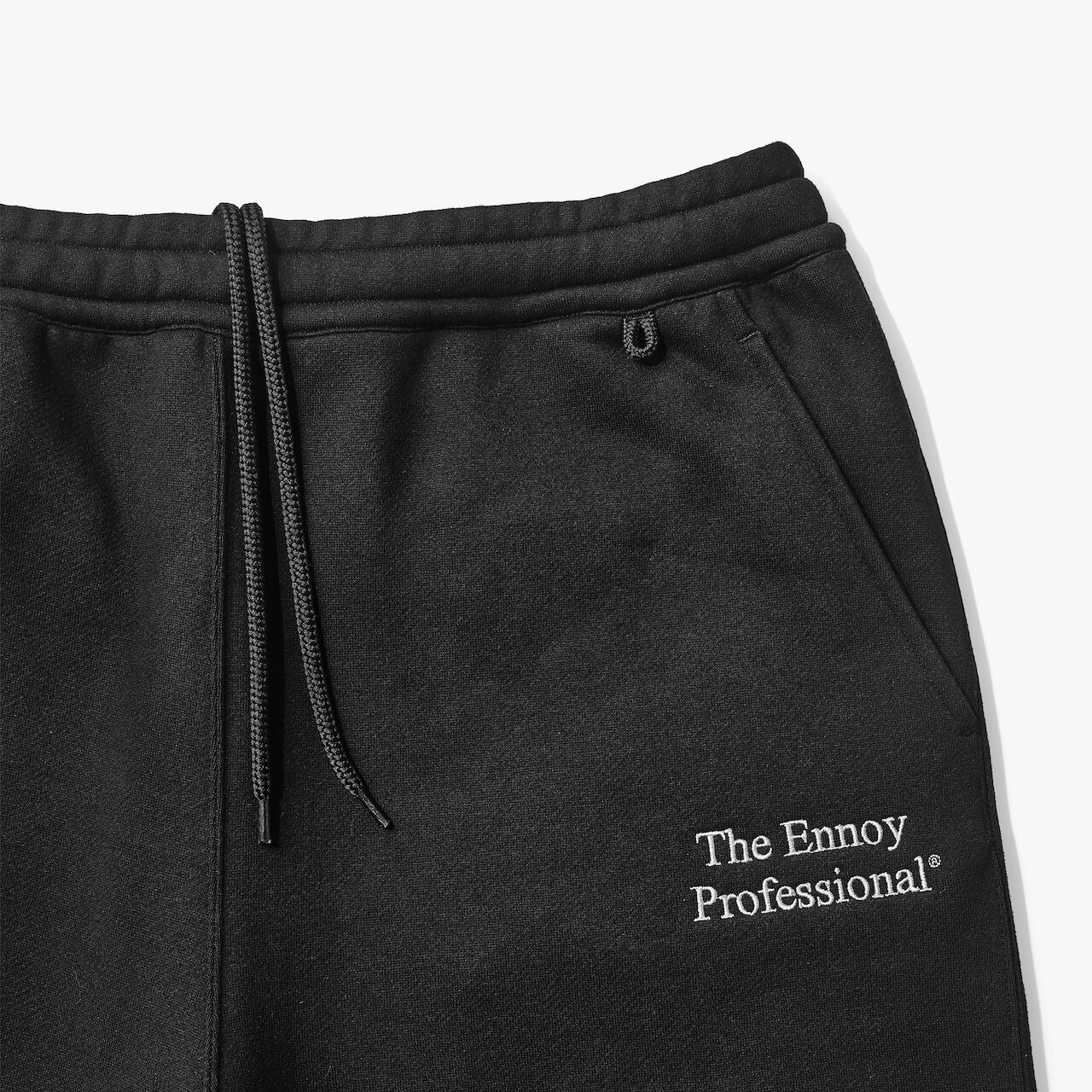 ennoy CREW SWEAT SET UP (BLACK × WHITE)