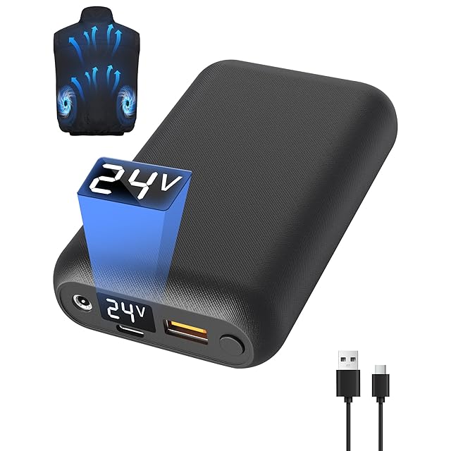 最新空調作業服専用 19Vファンバッテリーセット 4段階 20000mAh 【公式 