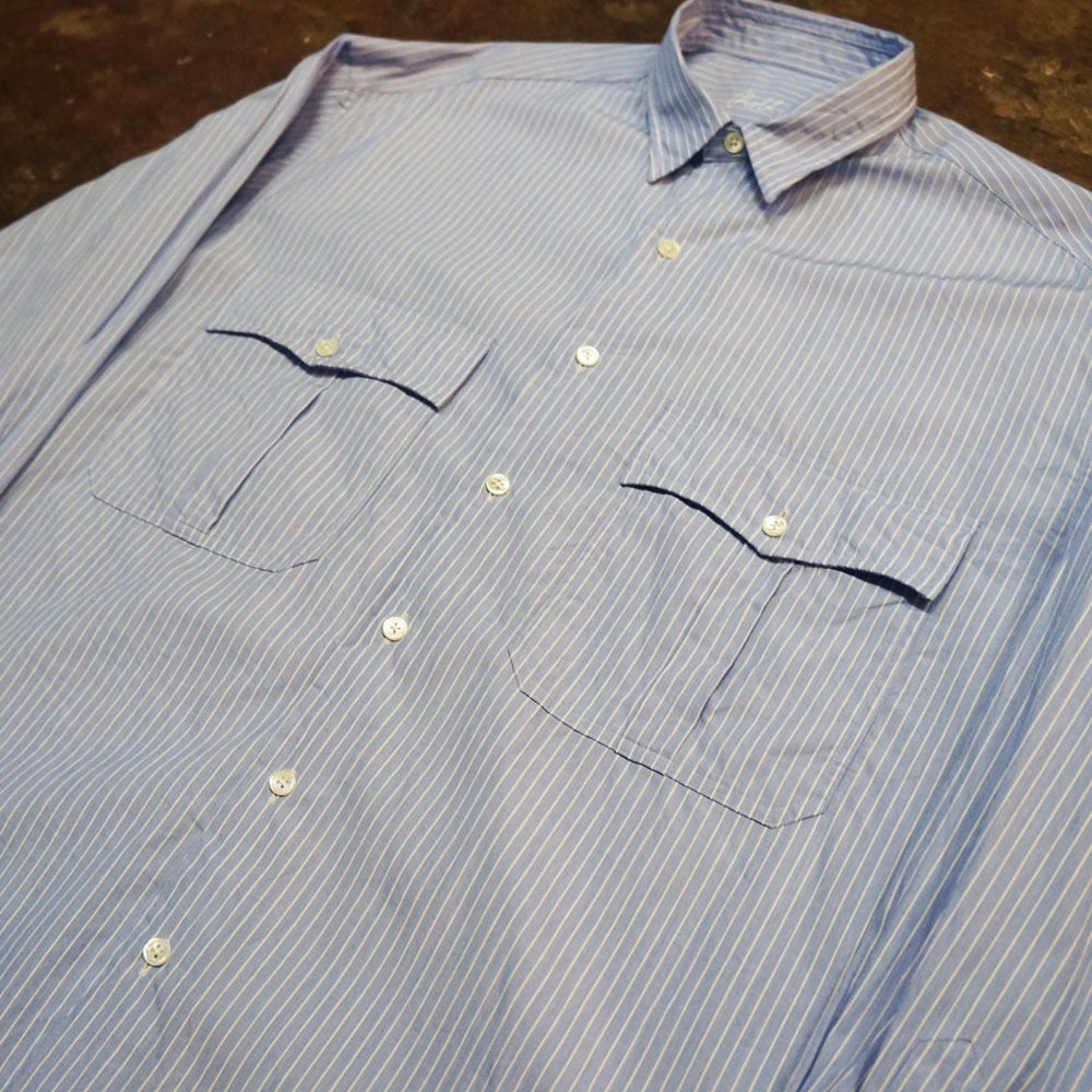 Porter Classic (ポータークラシック) ROLL UP STRIPE SHIRT (LOGO