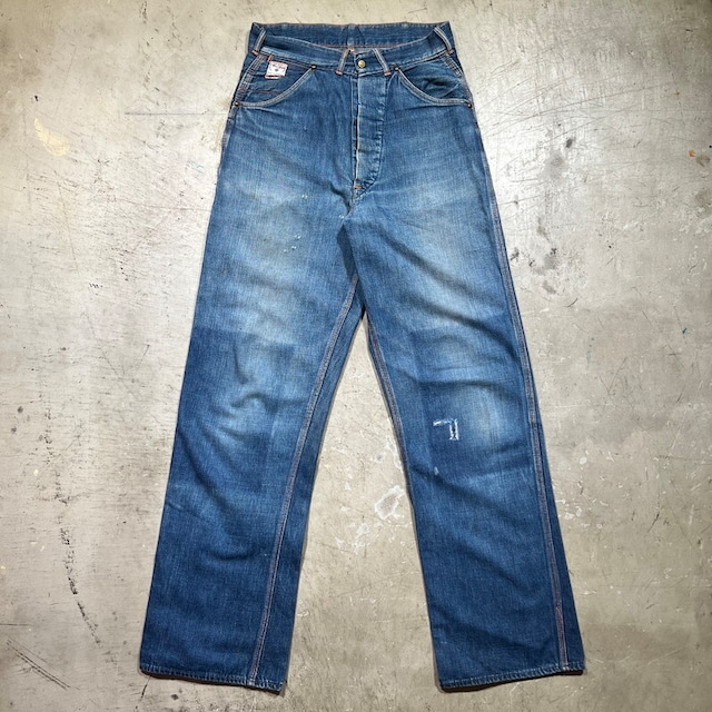 ~50's Blue Gem  デニムペインターパンツ ワークパンツ DEEPTONE CONE DENIM コーンミルズ リペア有 実寸W29～30 希少 ヴィンテージ BA-2272 RM2691H