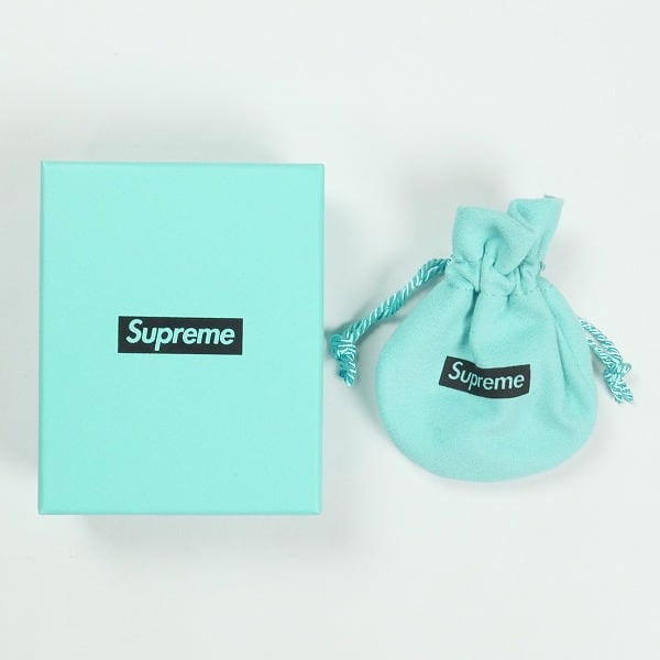 ティファニーシュプリームキーホルダー Supreme Tiffany & Co. Oval Tag Keyring ティファニー キー (Supreme