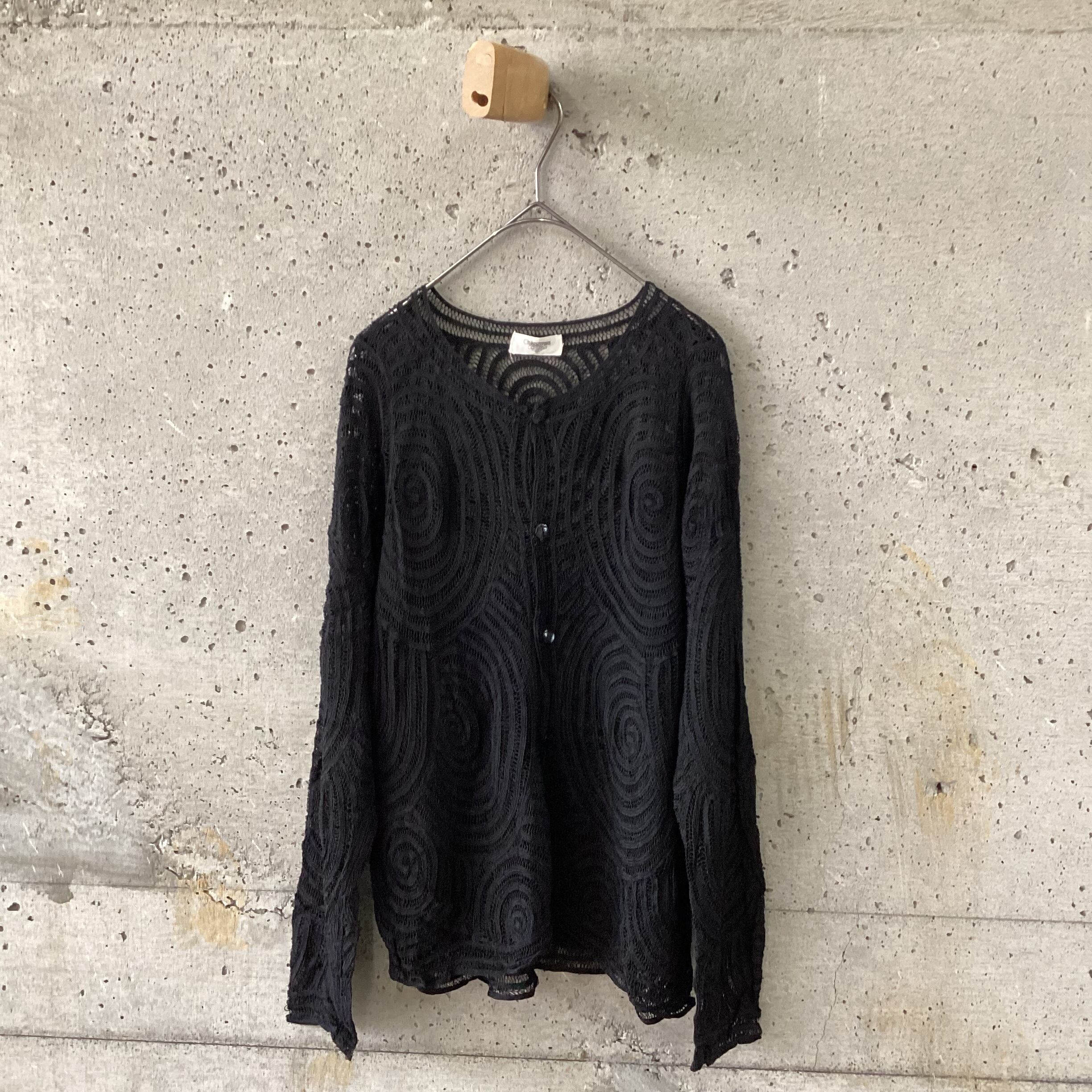 All-lace black cardigan