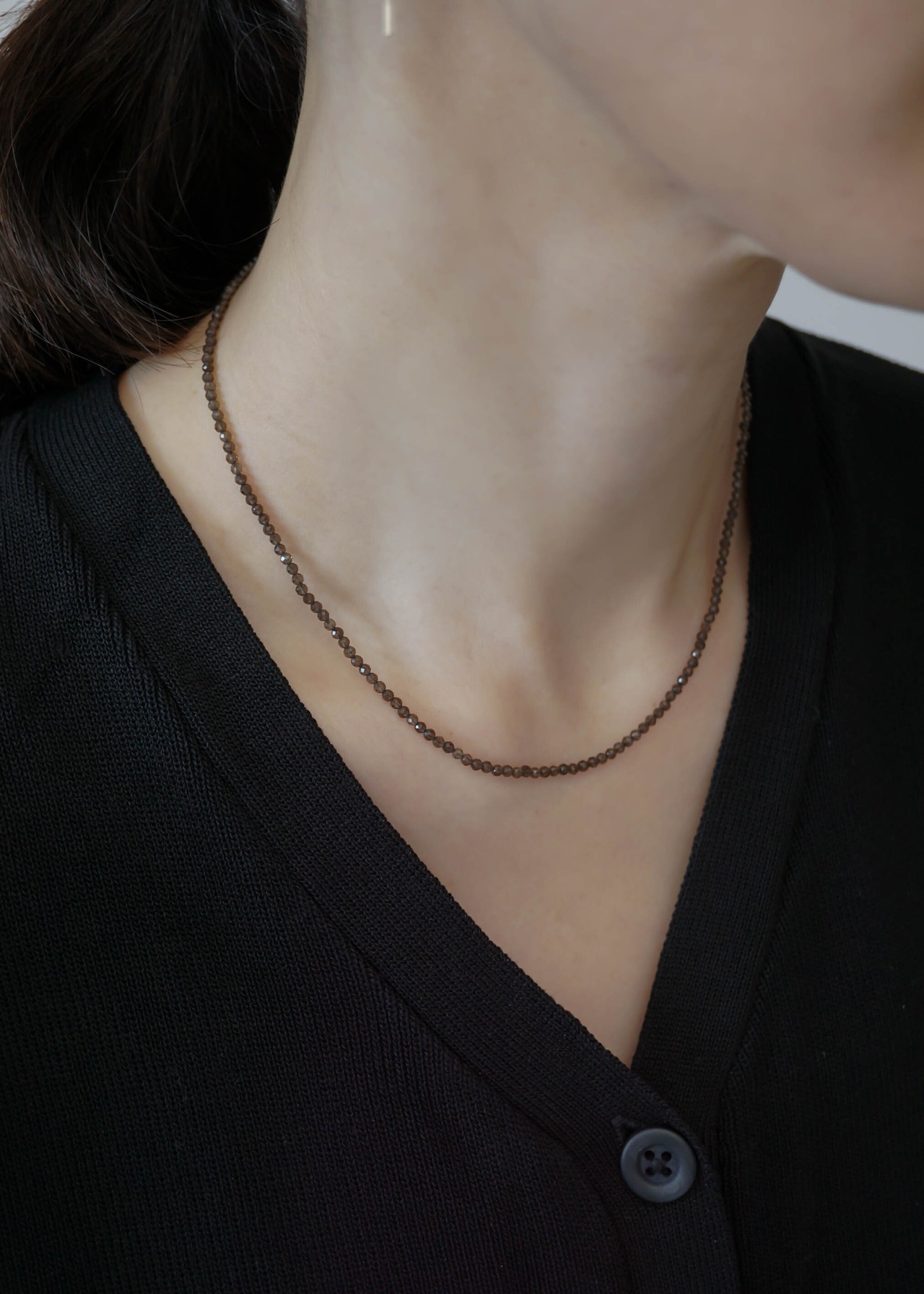Smoky Quartz - Stone Necklace