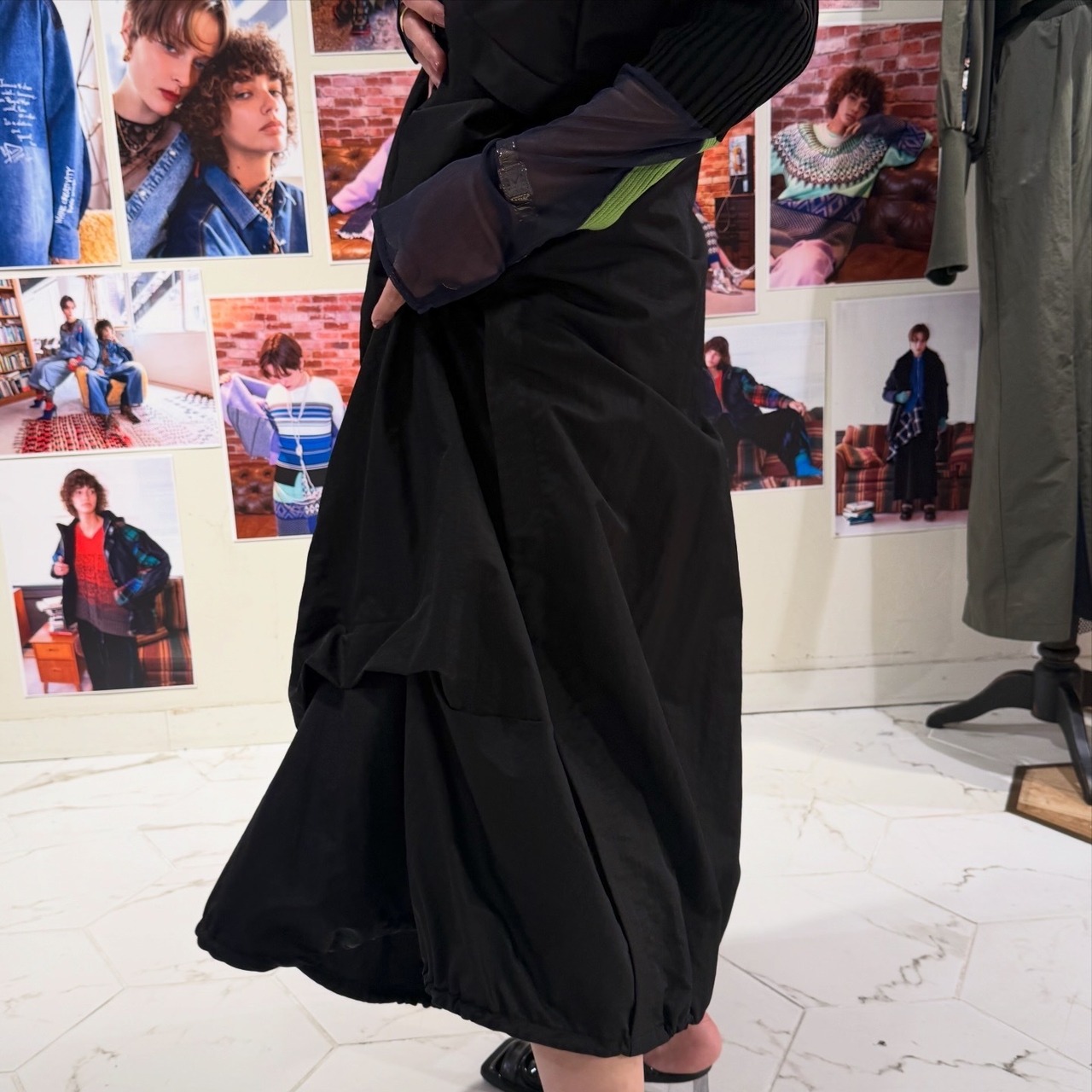 アウラアイラ AULA AILA MILITARY JUMPER SKIRT